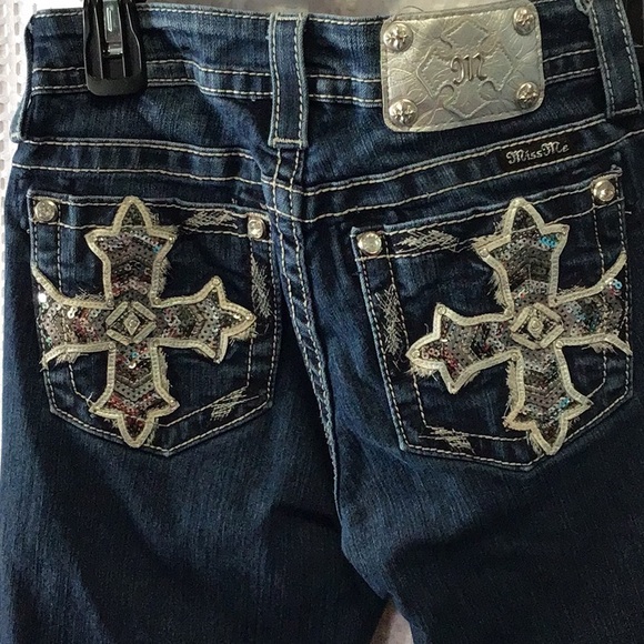 Miss Me Blue Boot Cut Jeans - Picture 7 of 8